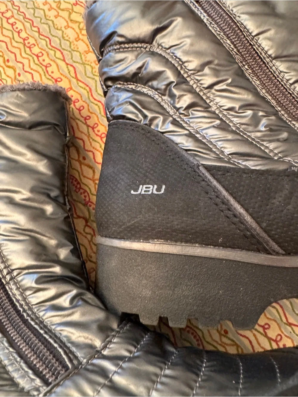 JBU by Jambu Snowbird Weather-Ready Quilted Winter Boots Gunmetal Size 9M